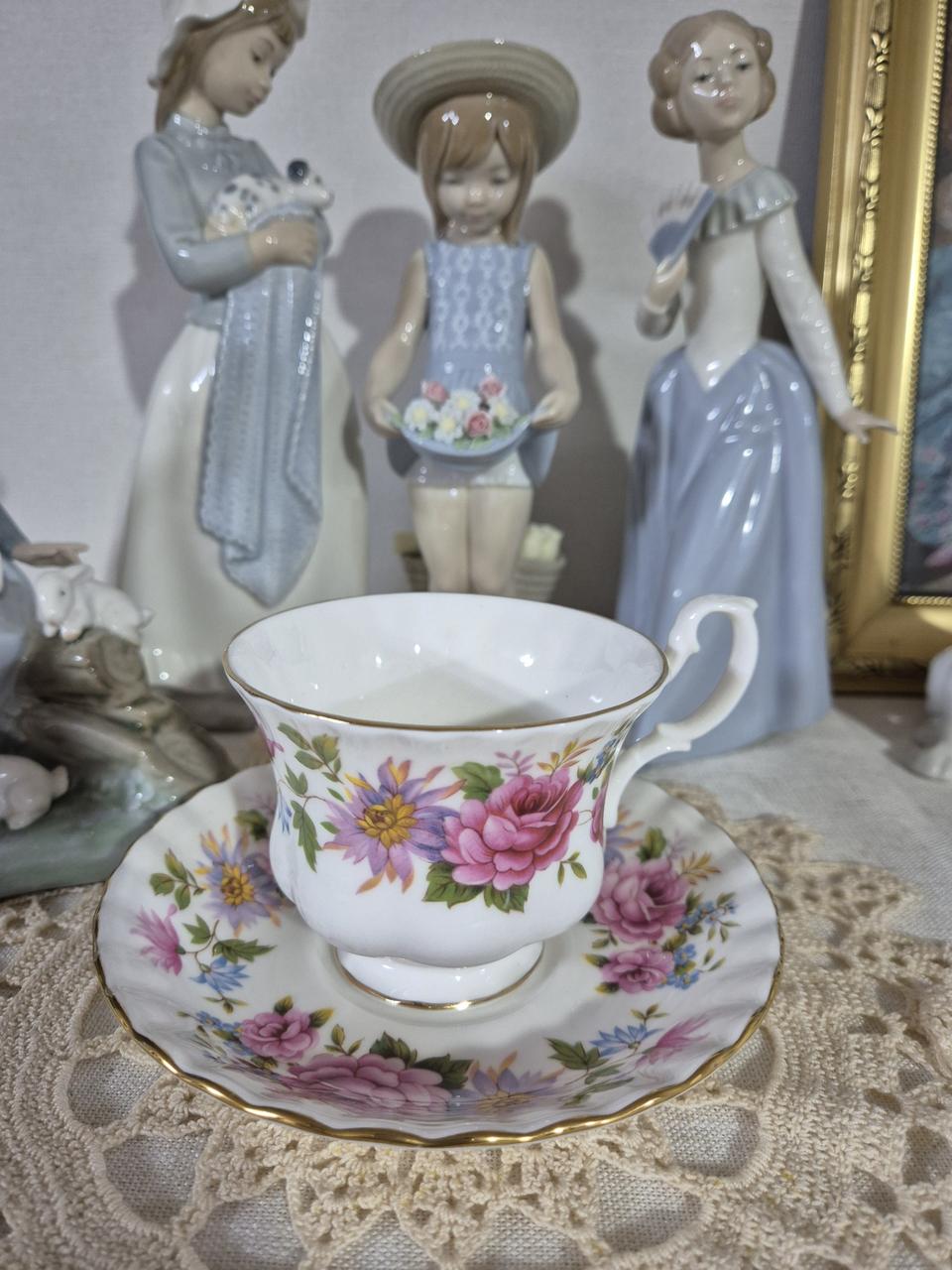 로얄알버트 빈티지찻잔 듀오