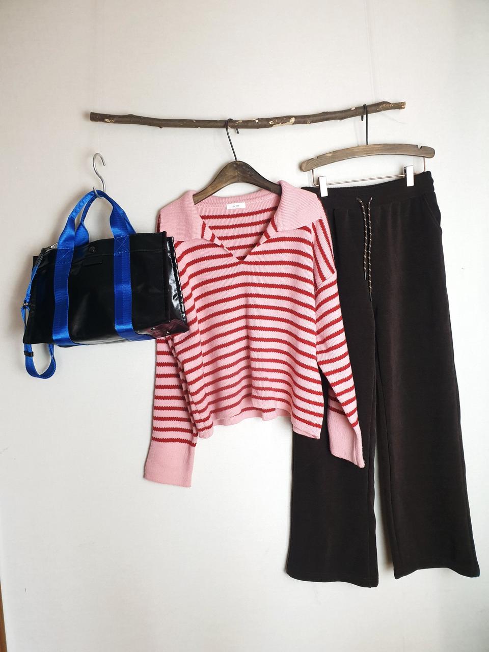 니트+밴드바지F