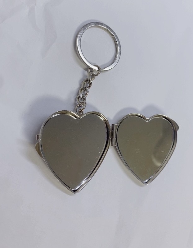 이탈리아 로마 하트 손거울 키링 열쇠고리