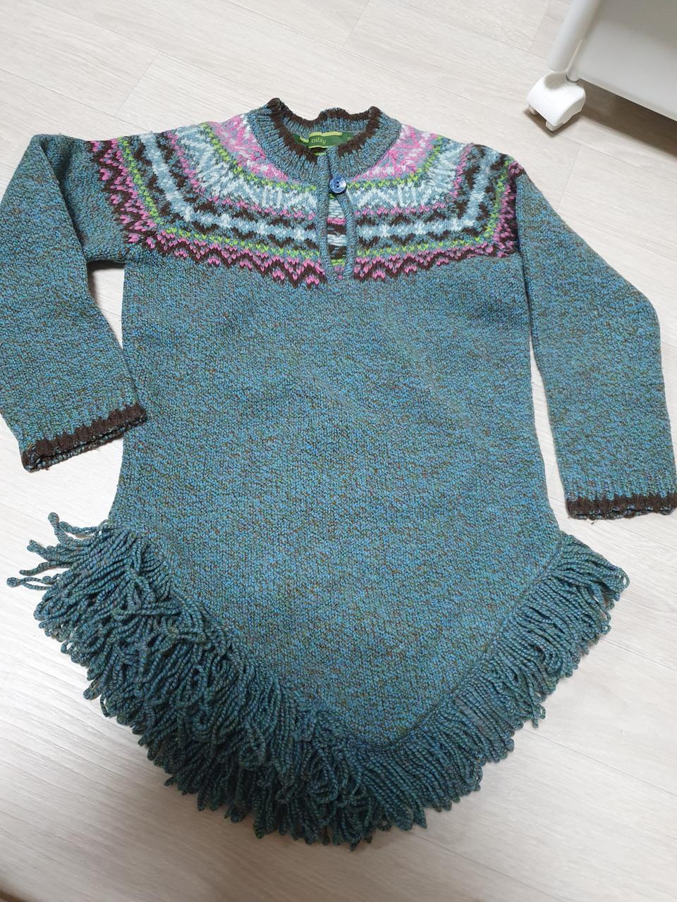 오일릴리 여아 수술 니트 116사이즈