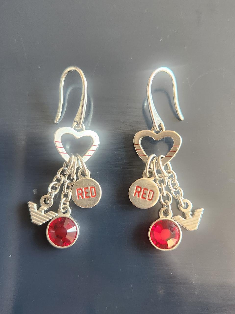 실버925 엠포리오 아르마니 귀걸이