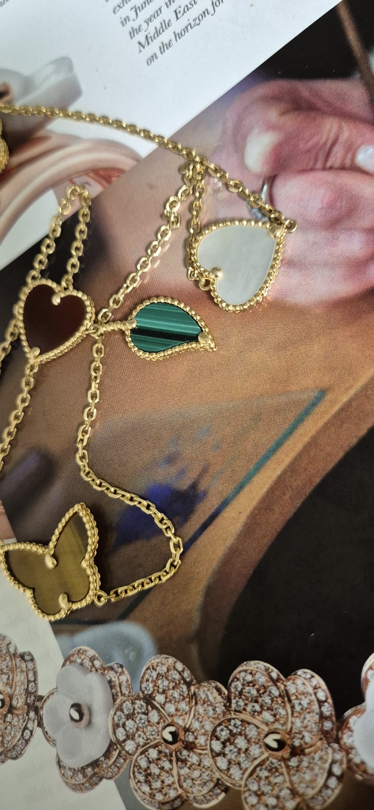 18k 트렌디 롱 목걸이