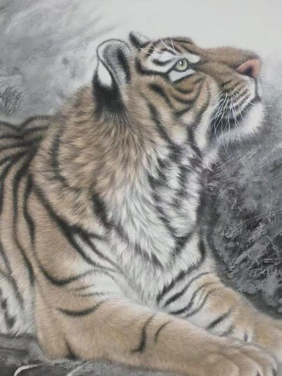 고미술  호랑이  골동품