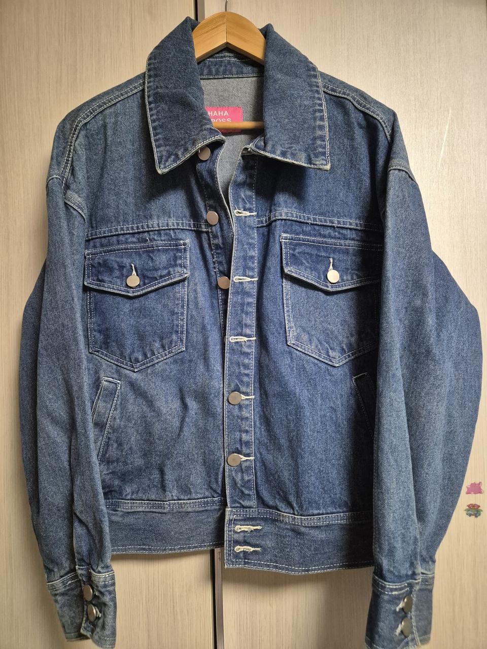 HAHA CROSS 청자켓