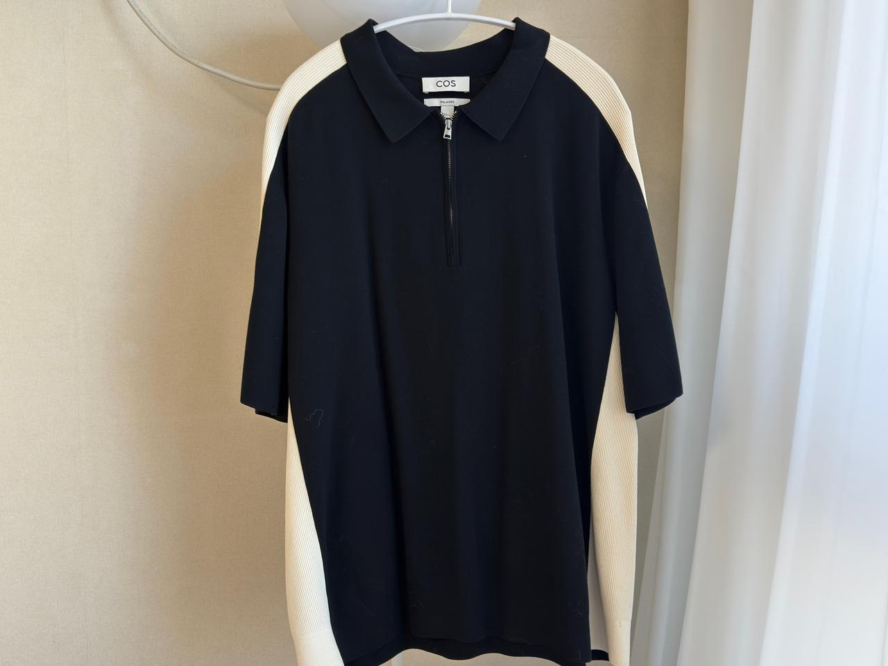 COS 니트 반팔 폴로셔츠 판매합니다