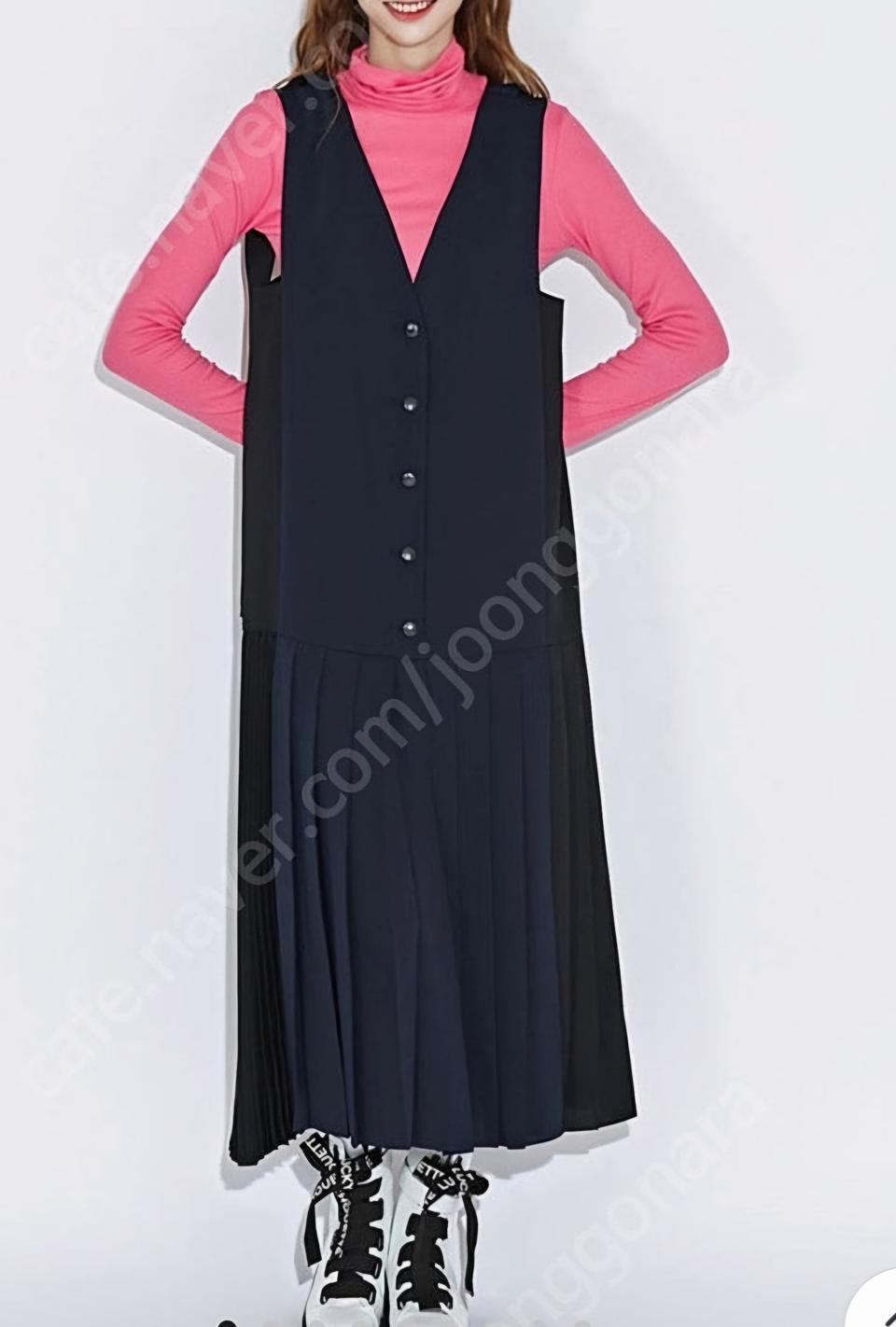 럭키슈에뜨 플리츠롱원피스/36