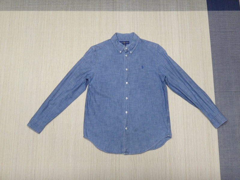 (XL/18-20) 폴로랄프로렌 남성 데님 긴팔 셔츠