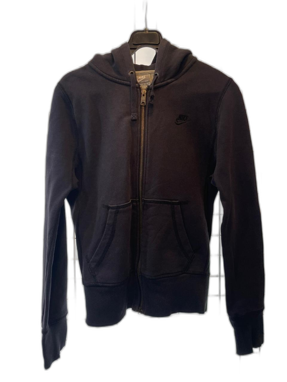 나이키 여성 M 후드집업 블랙로고 