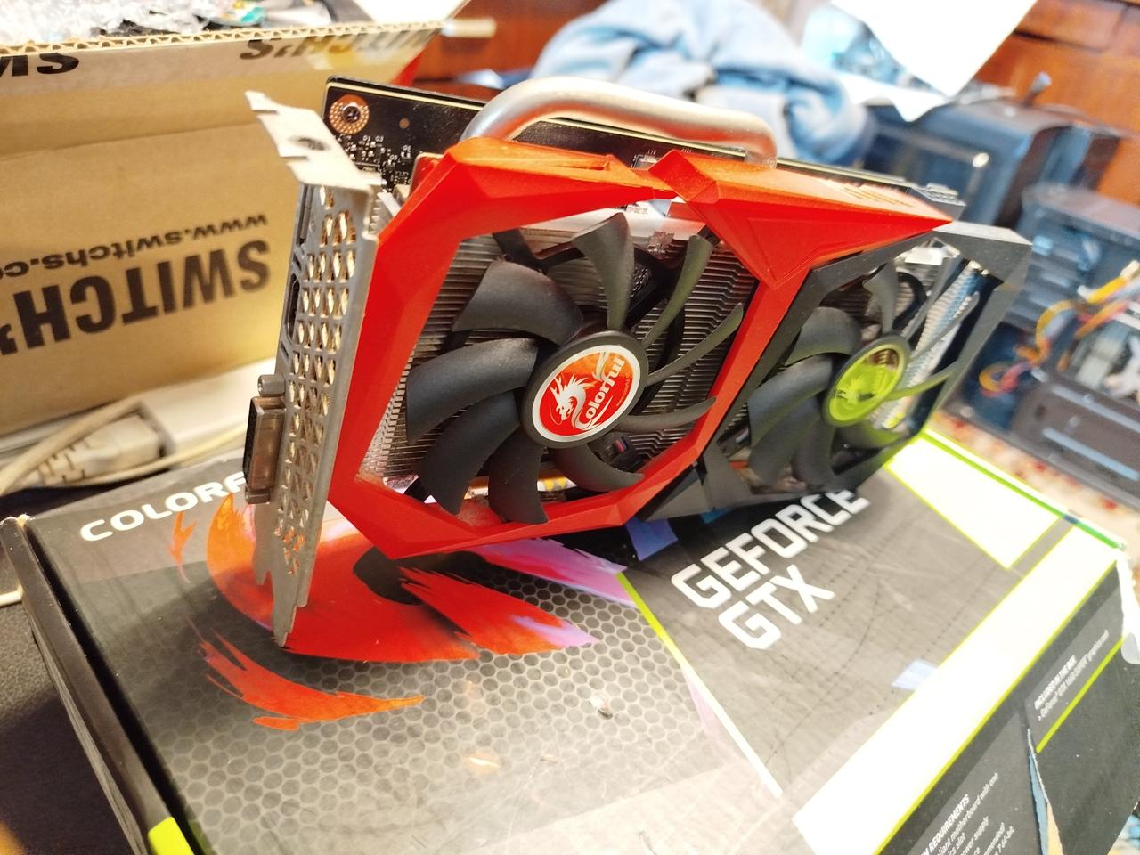 Colorful gtx1660s 6gb 상태 최상 풀박스, 체굴X, 전주