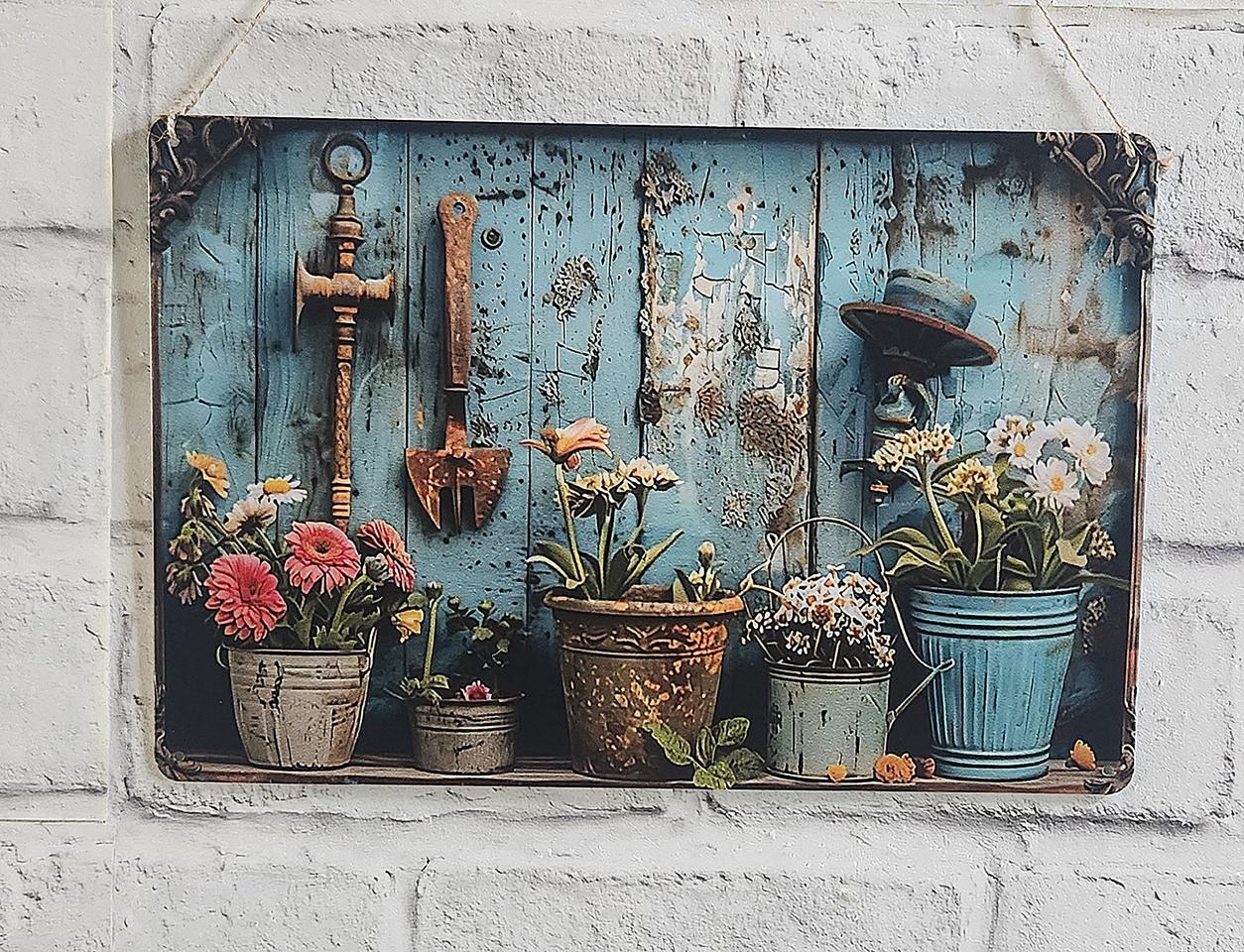 새상품)빈티지 철제 그림액자 인테리어소품