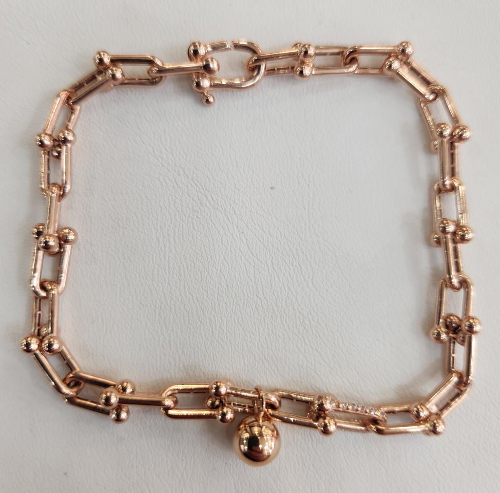 14K 로즈골드 팔찌