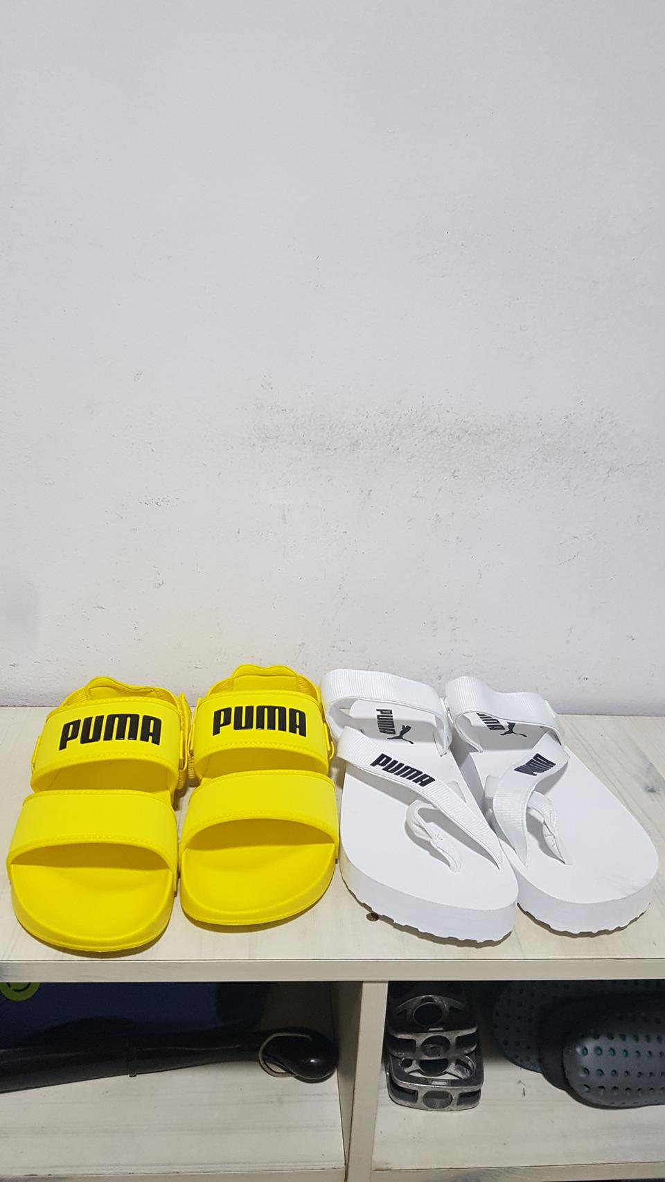 (택포)신품 푸마 PUMA 경량 쿠션 슬리퍼 2켤레!