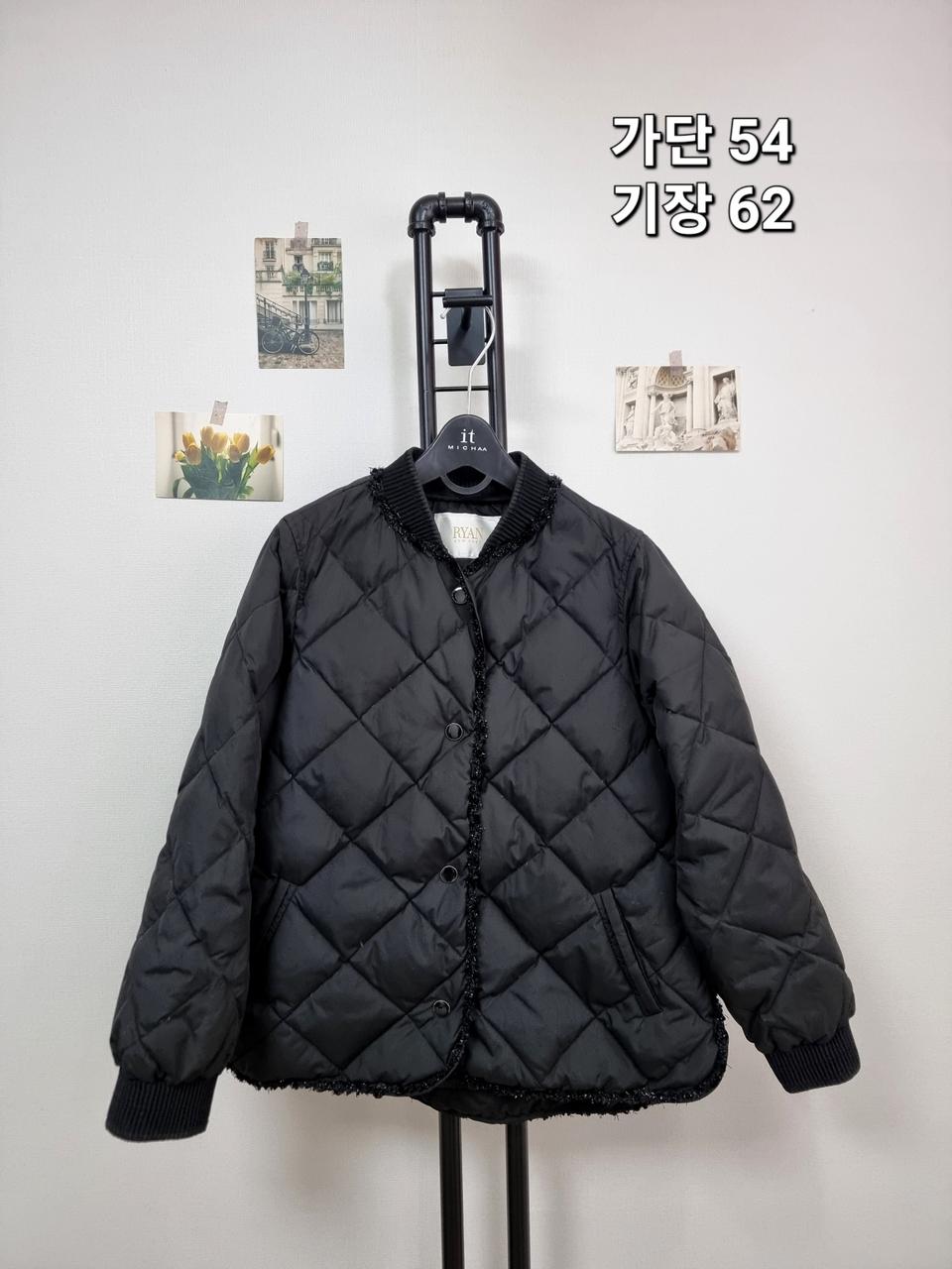 RYAN 트위드 오리털 경량패딩 (66)