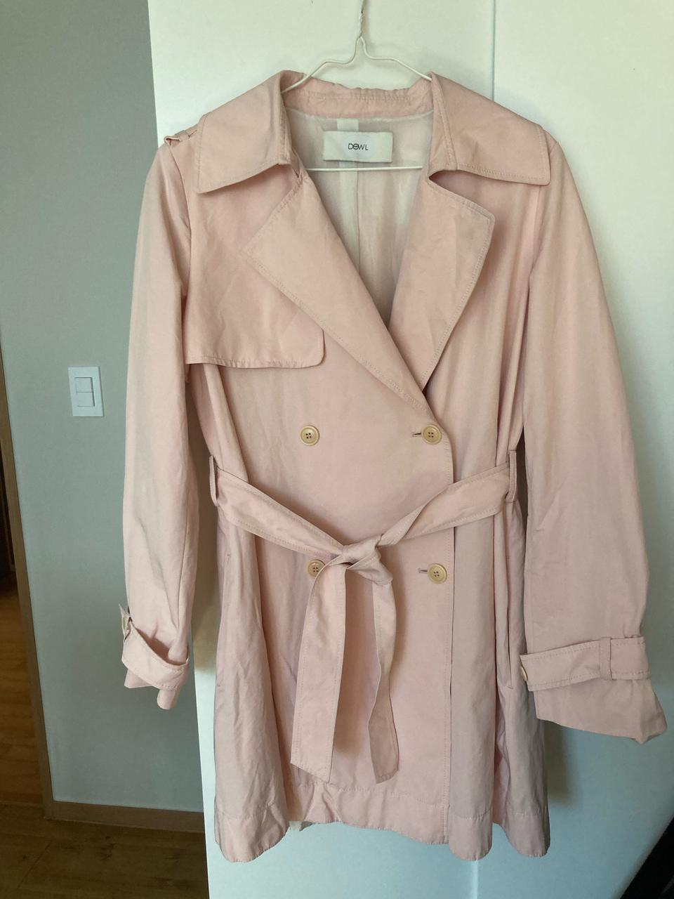 듀엘 하프 트렌치코트