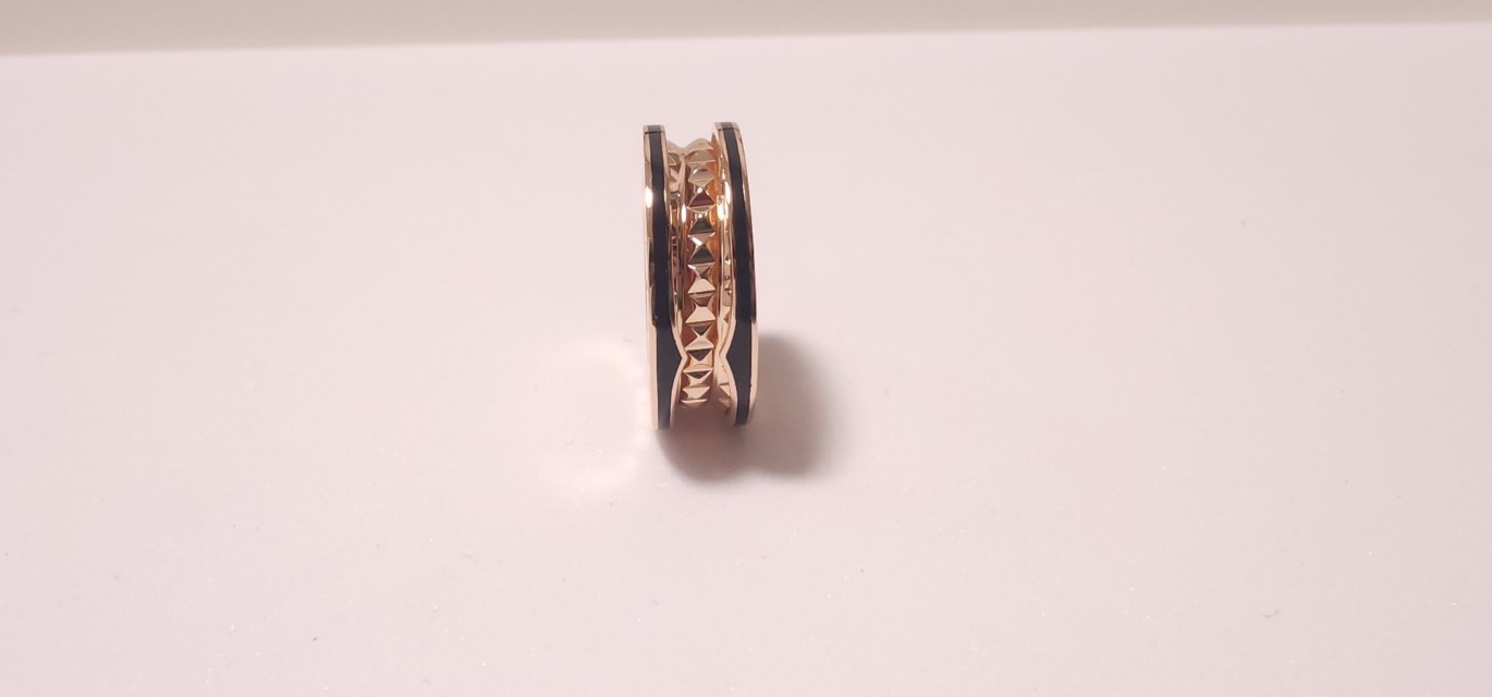 18k 로즈골드 색상 락 반지