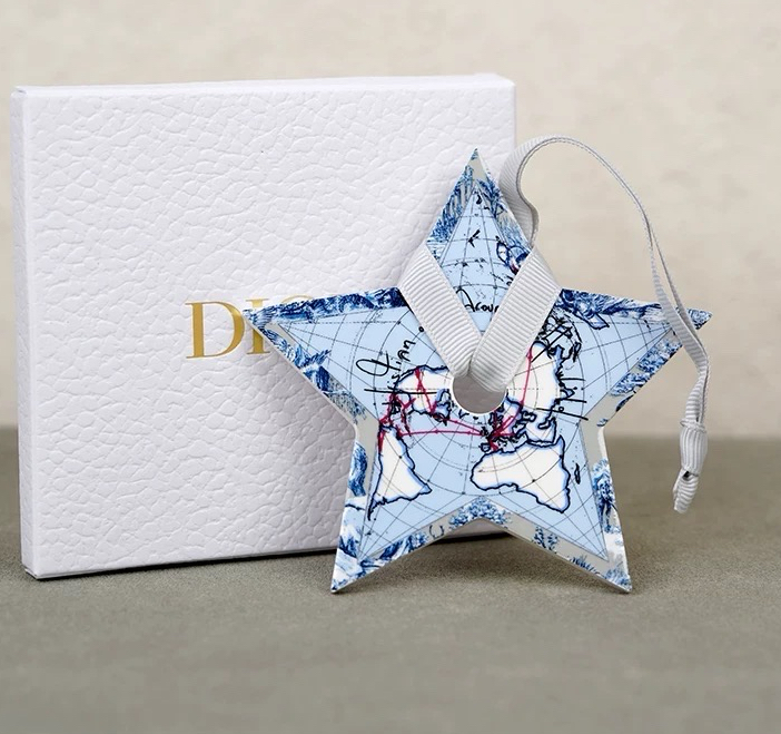 디올 세라믹 퍼퓸 페이퍼 웨이트 오너먼트 스타