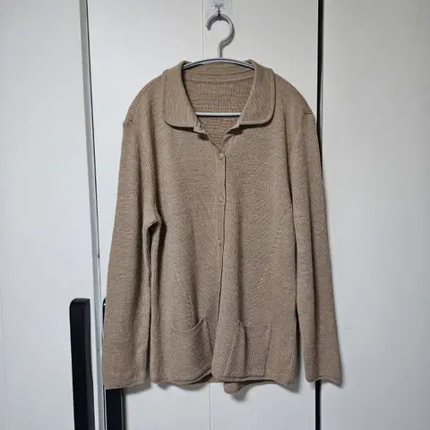 울40 빈티지 카라 포켓 가디건