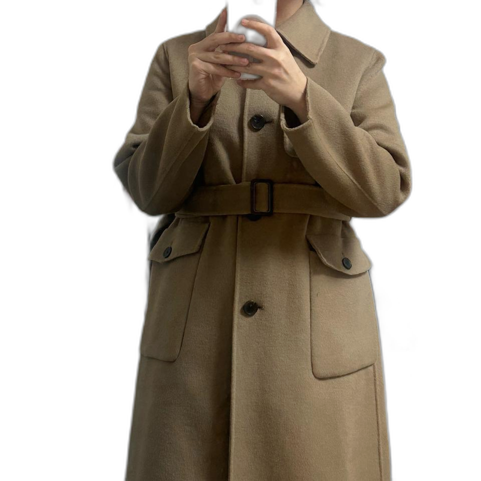 구매가:30만원 쉬즈미스 카멜브라운 로브 롱코트