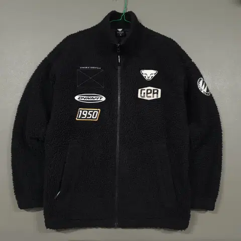 L (100) 다이나핏 매버릭 보아 플리스 후리스 양털 집업 자켓 뽀글이