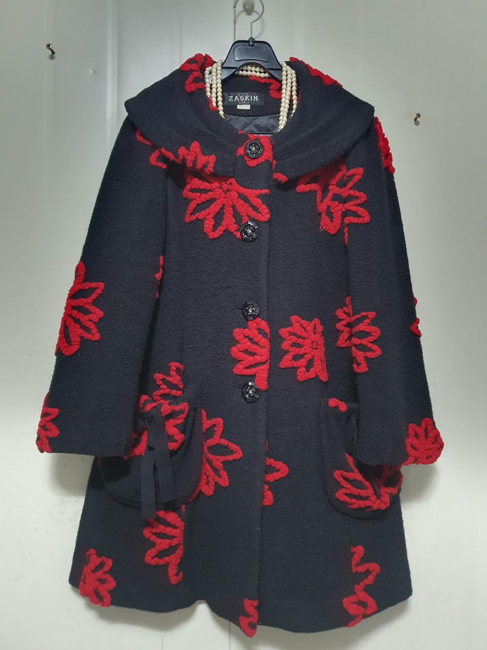 zaskin 부클느낌 모 코트. 누빔.아방