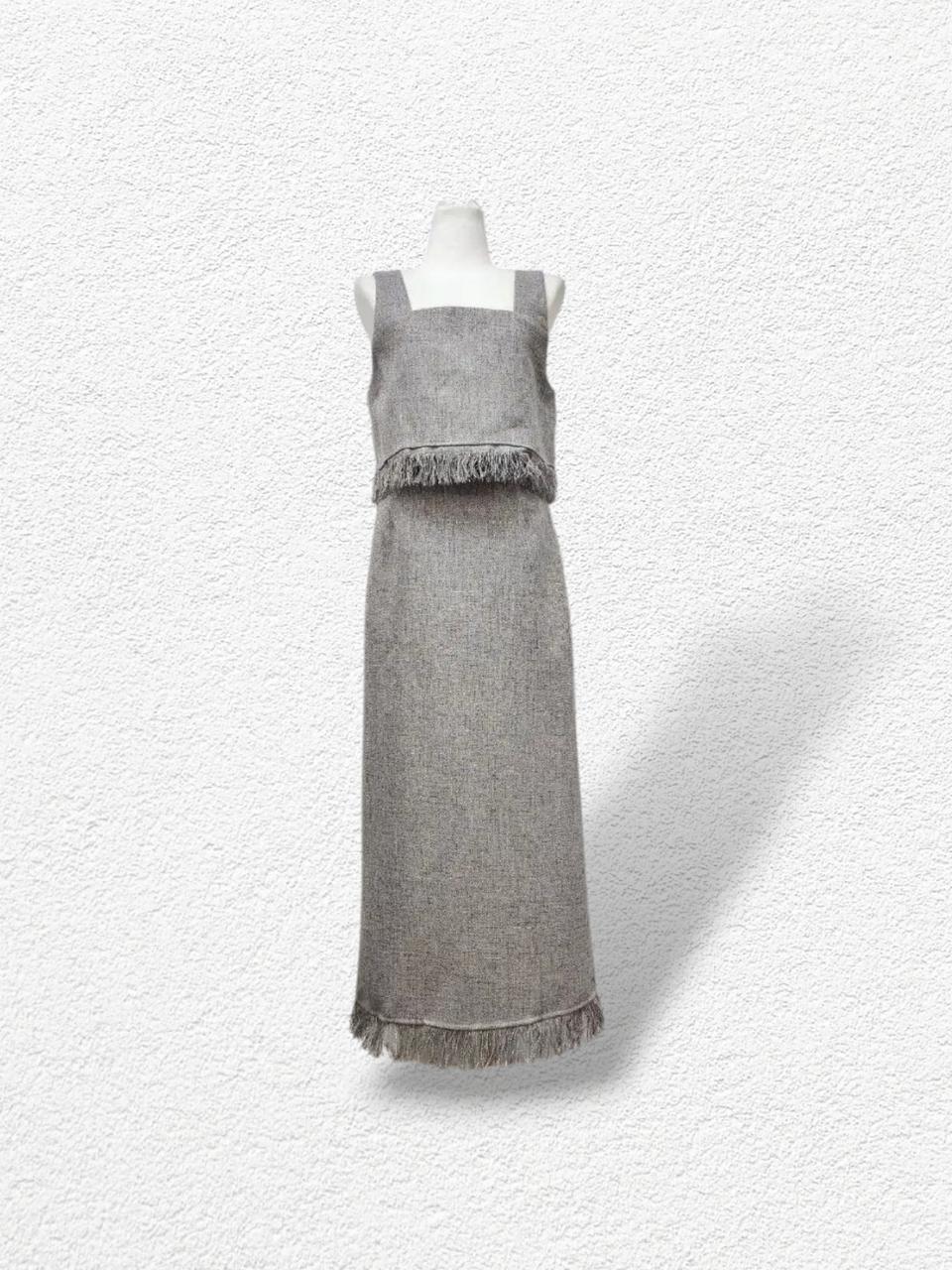 뷔스티에 스커트 셋업 S