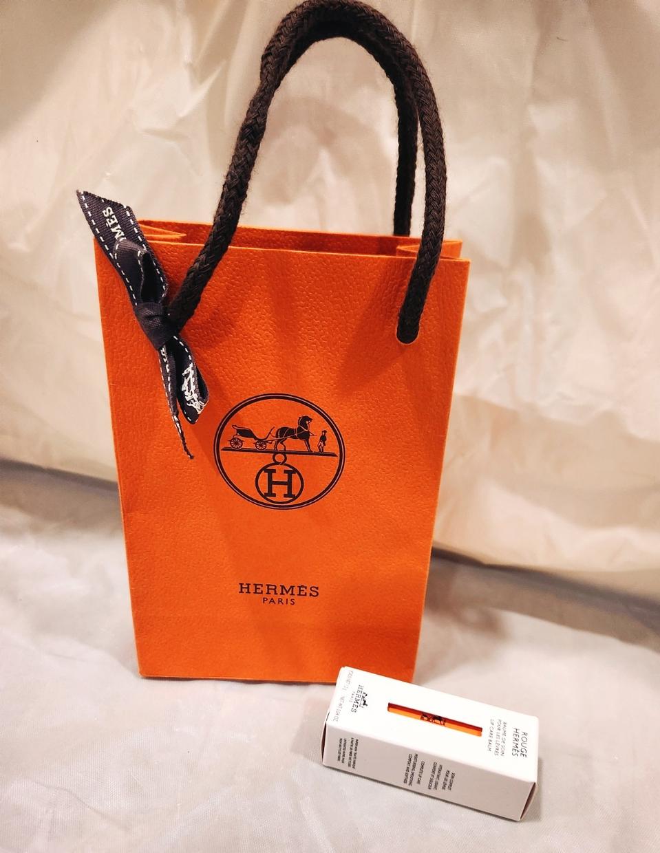 (새상품) 루즈 에르메스 립케어밤 투명 미니 립밤