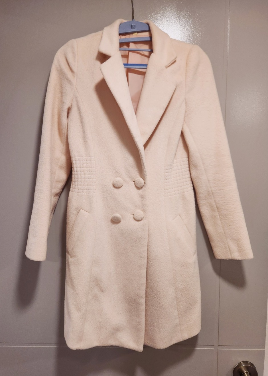 핑크 알파카 슬림코트 ( 44~55 )