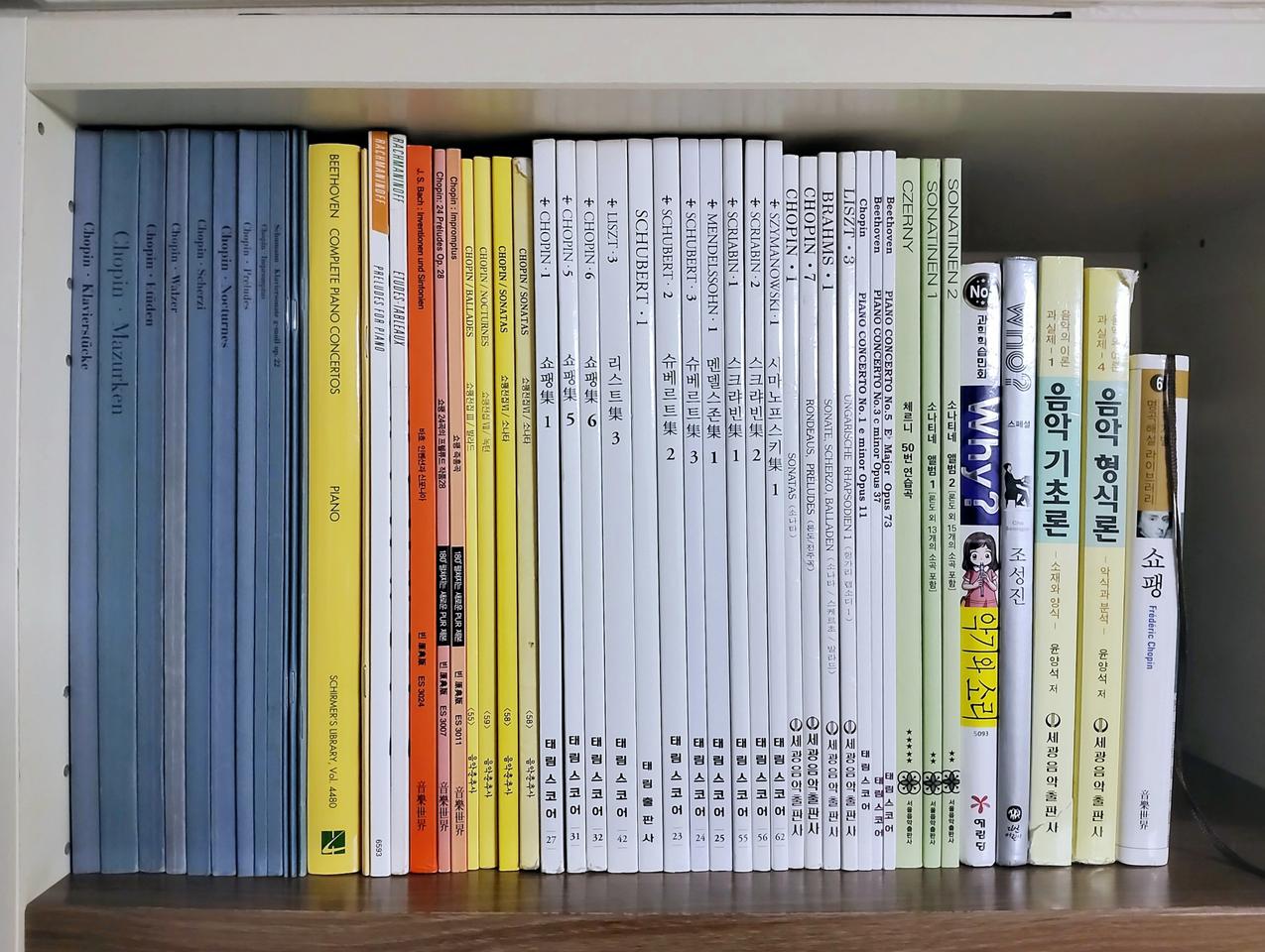 최상급 피아노 악보 49권 (개별가능)