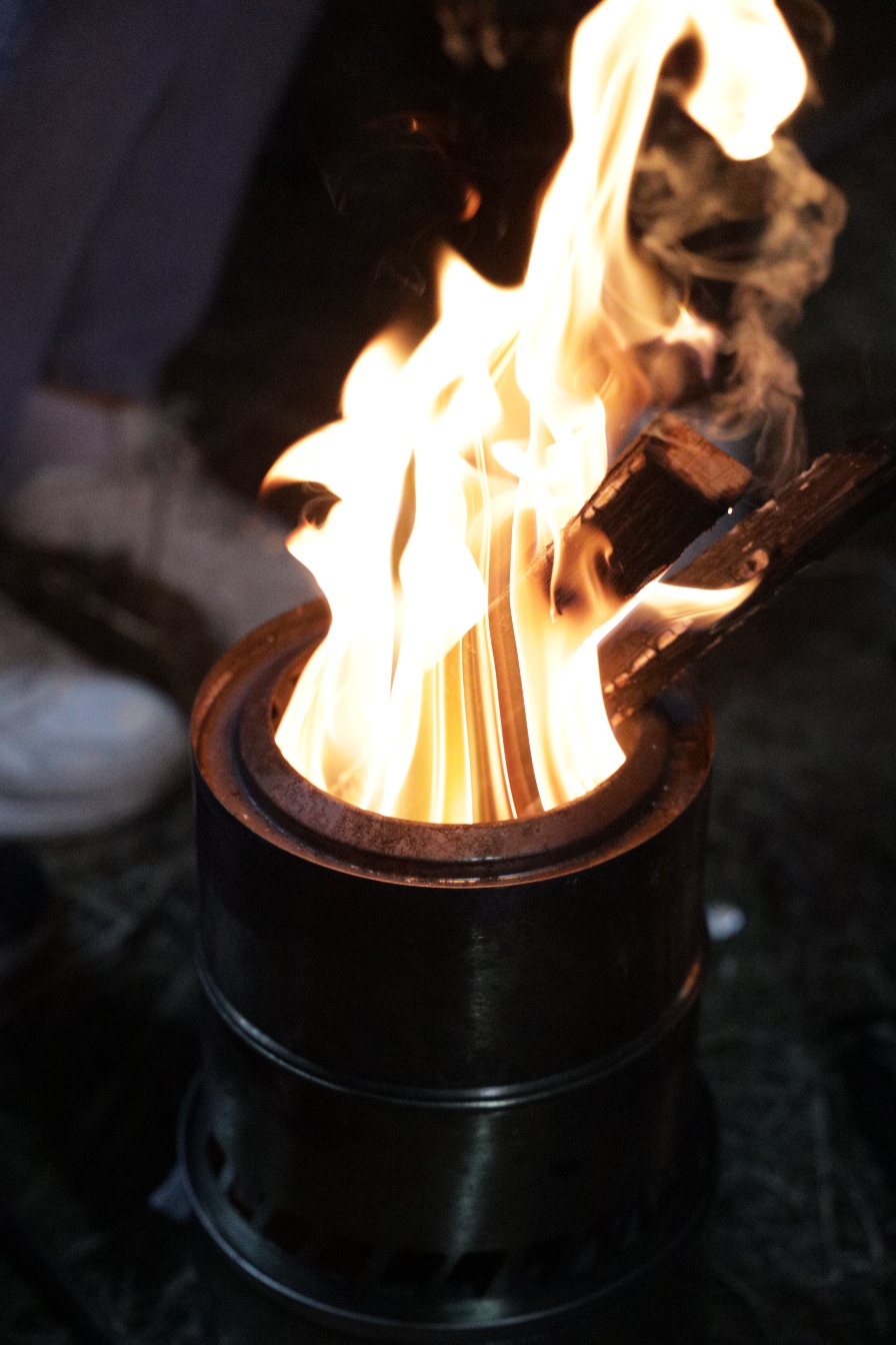 이중연소 화로대