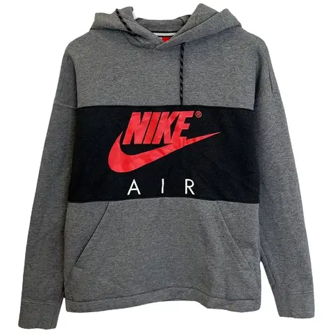 나이키 프린팅 후드티 | S 그레이A49/5-0220-022