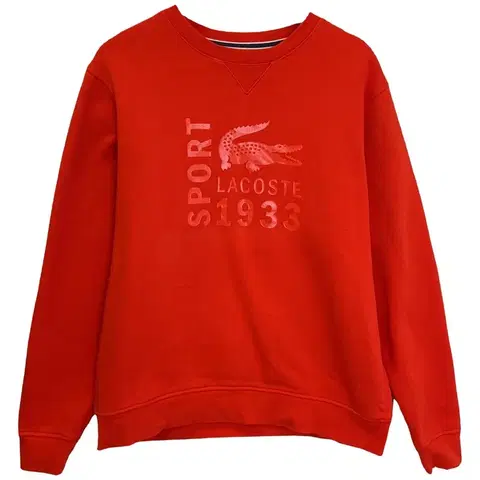 라코스테 기모 프린팅 맨투맨 | XL 오렌지A70/5-0222-021