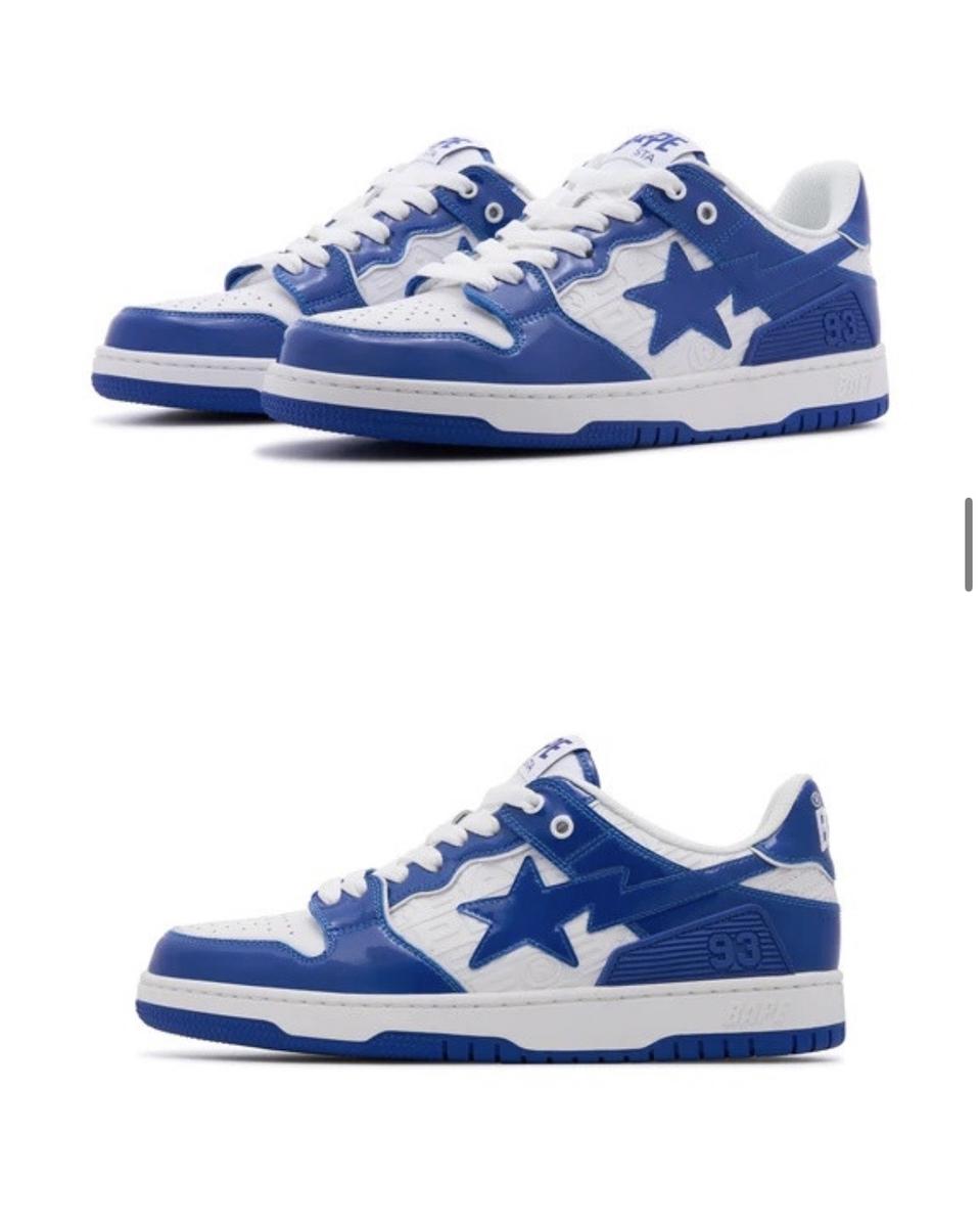 베이프스타 sk8 에나멜블루 260