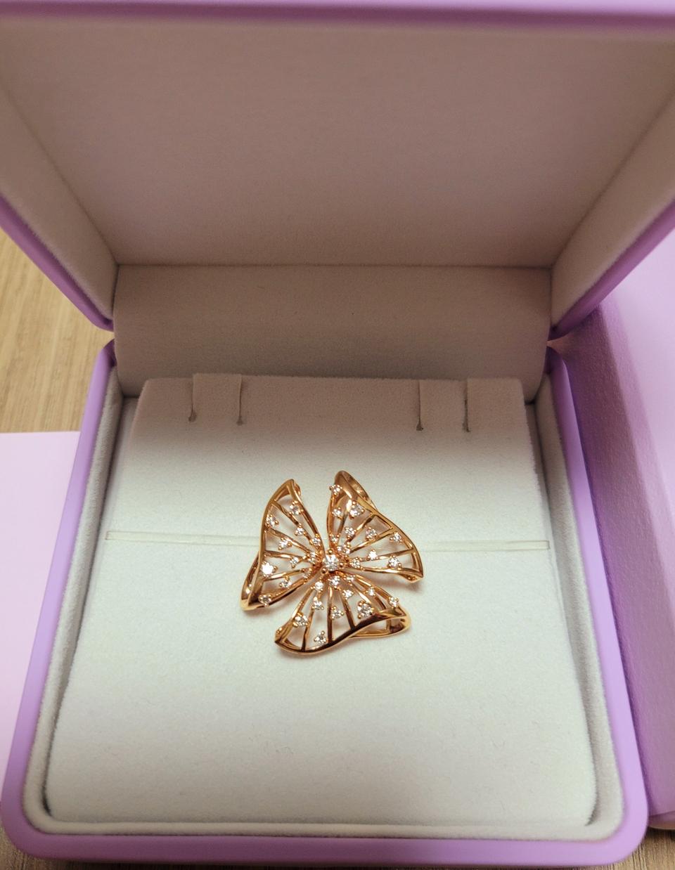 골든듀 18k 루체라3 다이아몬드 팬던트