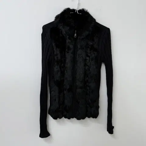 (I-15) VIKI 비키 니트 퍼 집업