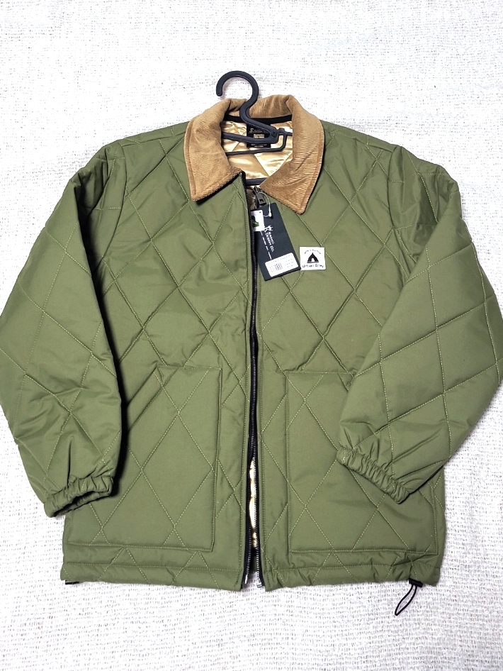 [어반그레이] 퀼팅 자켓 카키 새상품