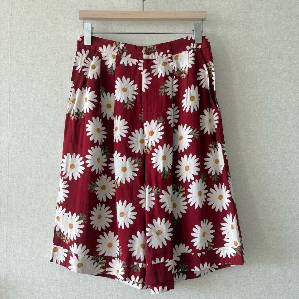 핑크하우스 데이지 플라워 팬츠