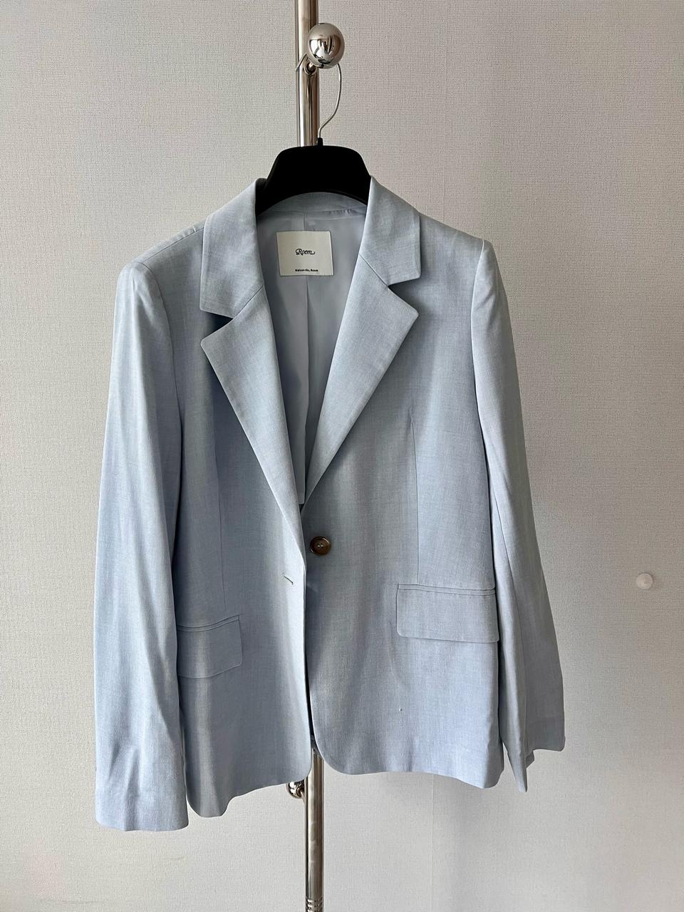 로엠 자켓 봄 가을 면접 카라