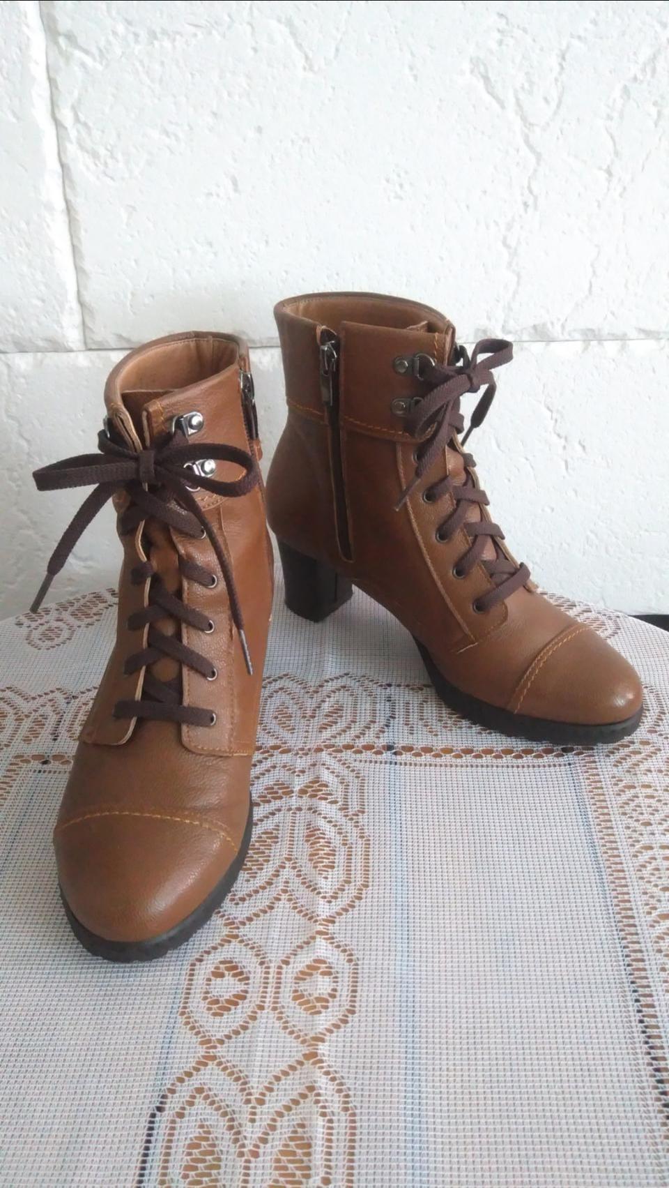 ♥리얼 고트스킨 레이스업 앵클부츠 240♥