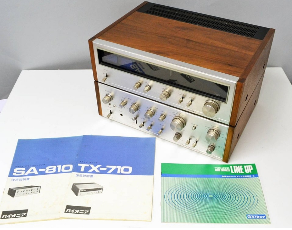 Pioneer 파이오니아 앰프 SA-810, 스테레오 튜너 TX-710