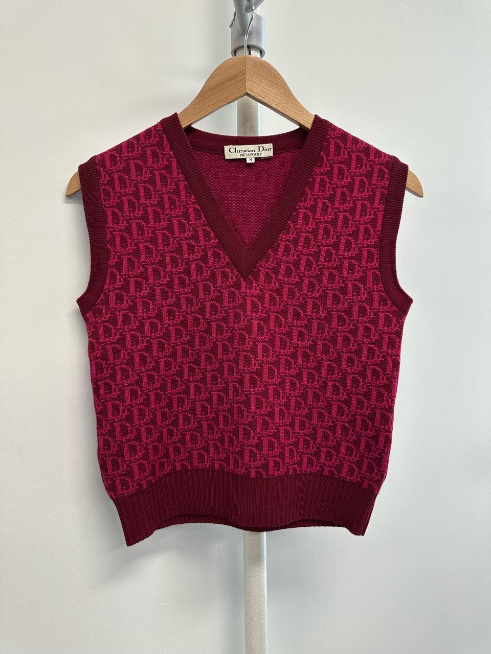 디올 90s 로고 니트 베스트