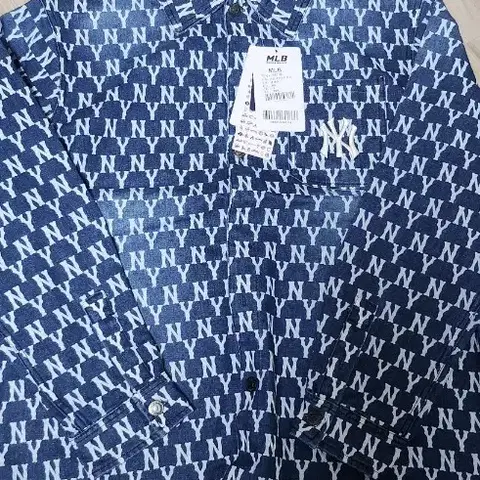 MLB 모노그램 청남방 2XL