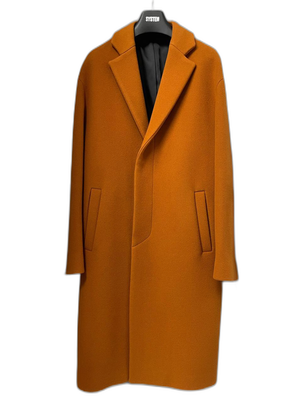 시스템옴므 캐시미어 오렌지 오버핏 코트 95사이즈