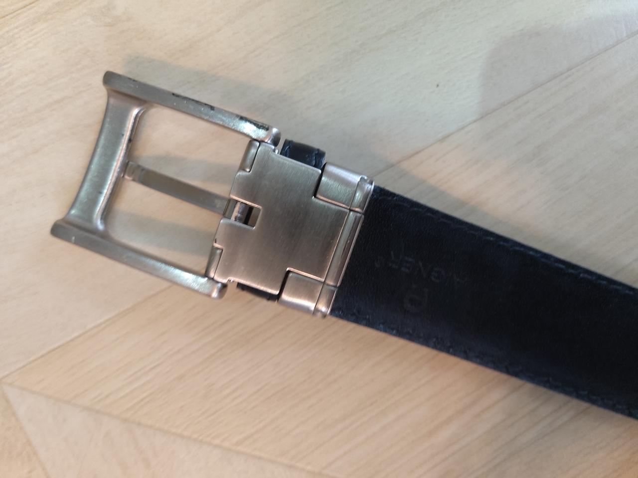 AIGNER  정품 가죽 허리띠 100