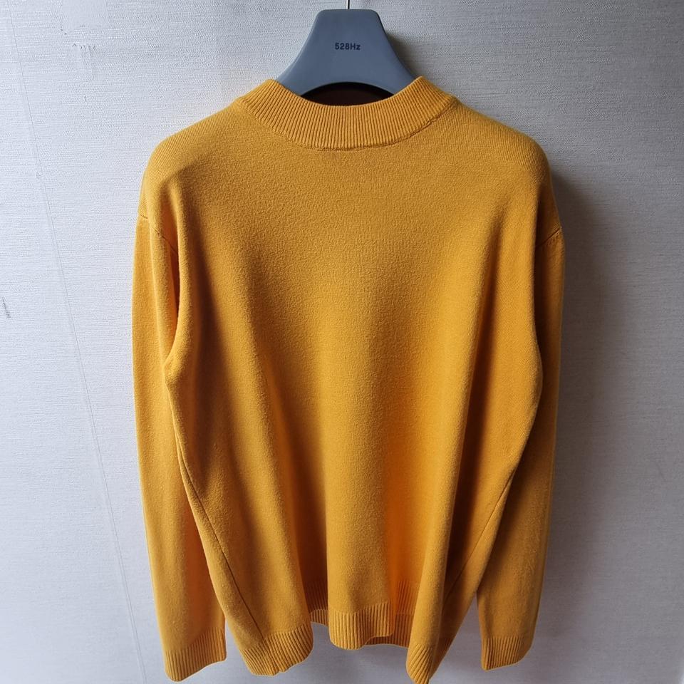 새상품 / 105 사이즈 남성 캐시미어 노랑 스웨터