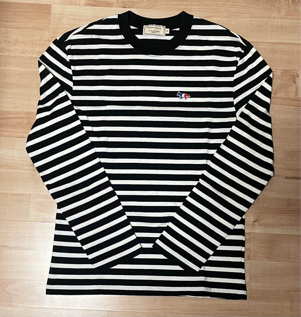 메종키츠네 스트라이프 XS