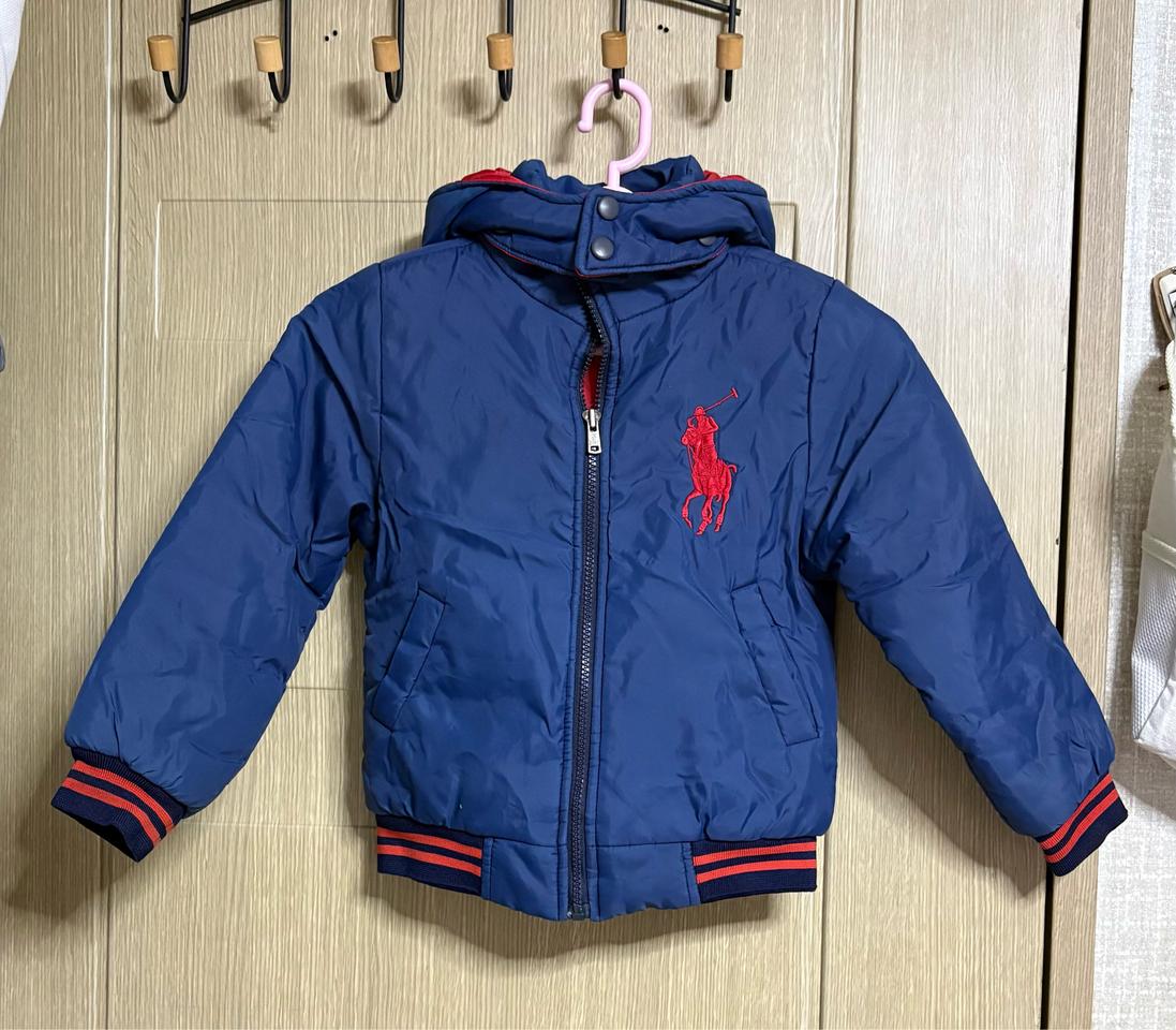 폴로 유아 후드패딩 M