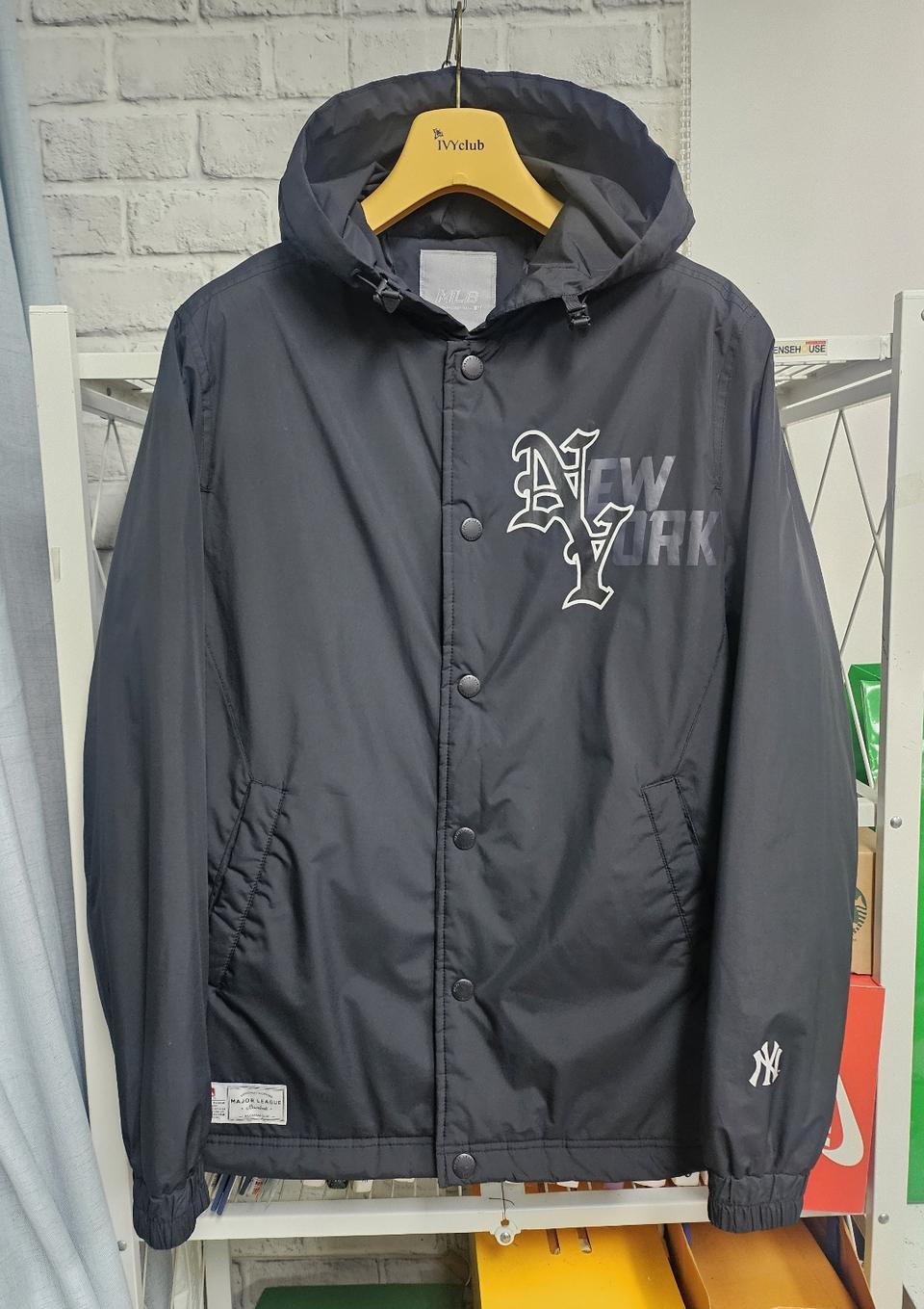 MLB 바람막이 점퍼 95 후드 경량패딩 코치자켓 남녀공용 MJ90