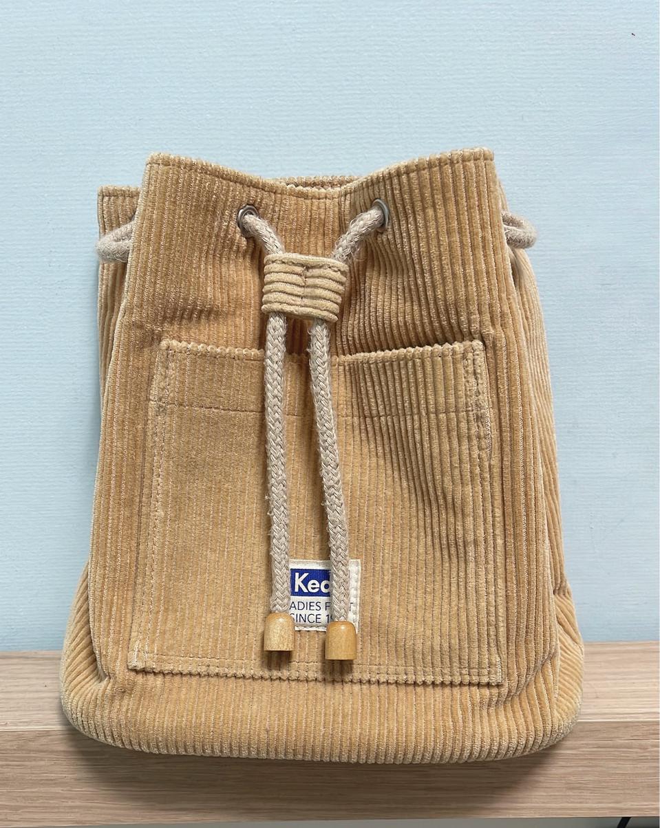 Keds(케즈) 코듀로이 버킷백