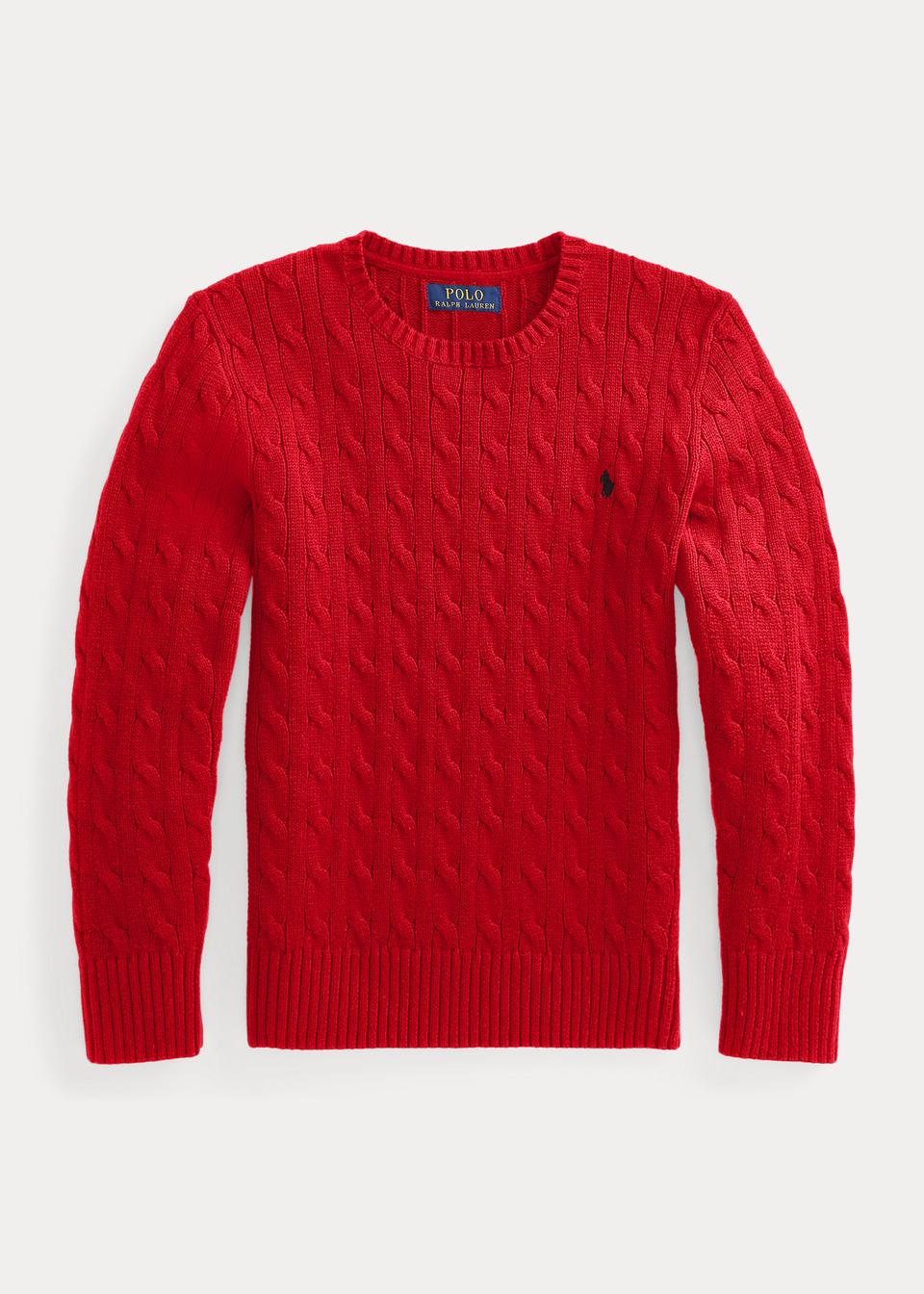 폴로 케이블 니트