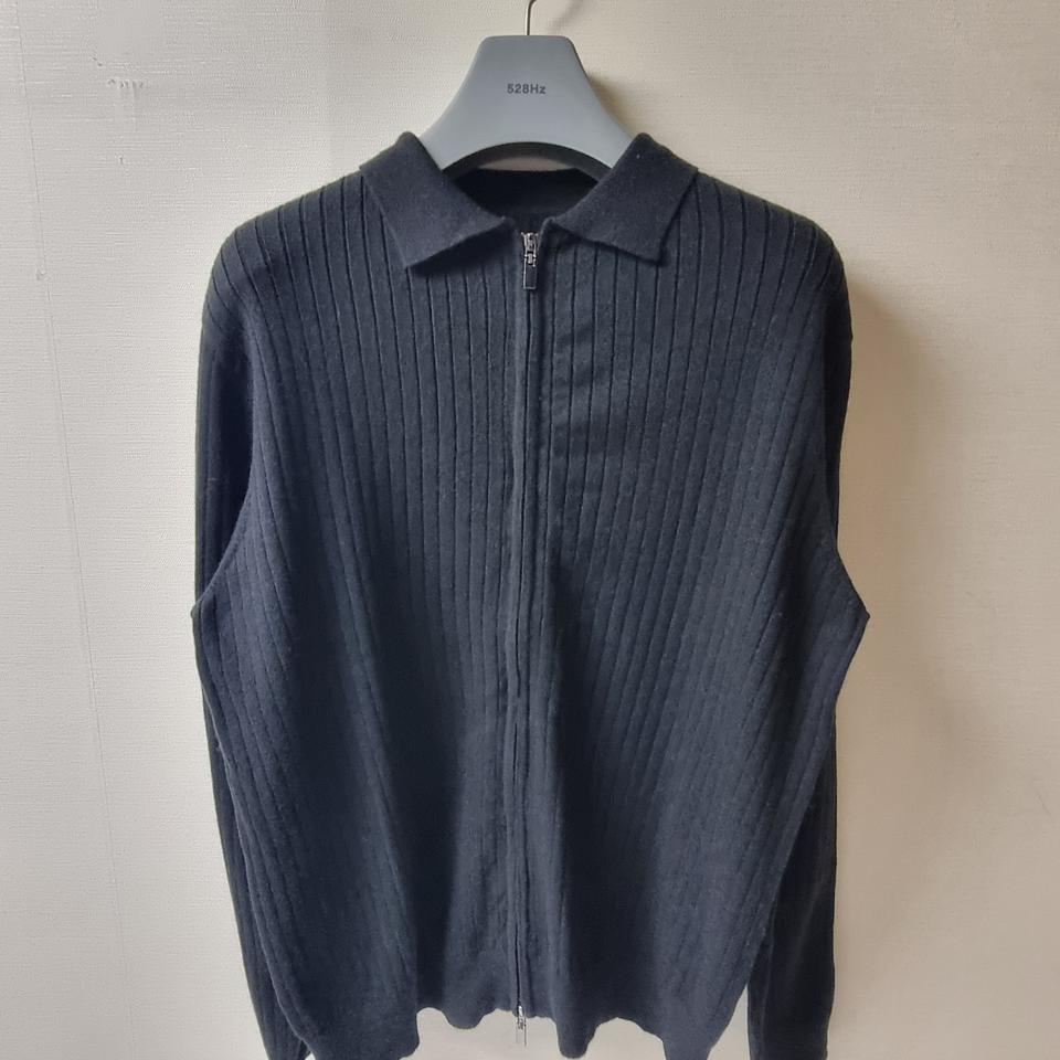 새상품 / 남자 105사이즈 투위에 집업가디건 블랙